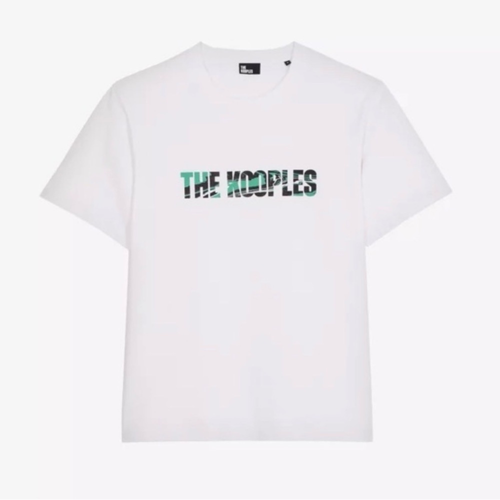The Kooples Logo Graphic Cotton T-Shirt NWT Size Large